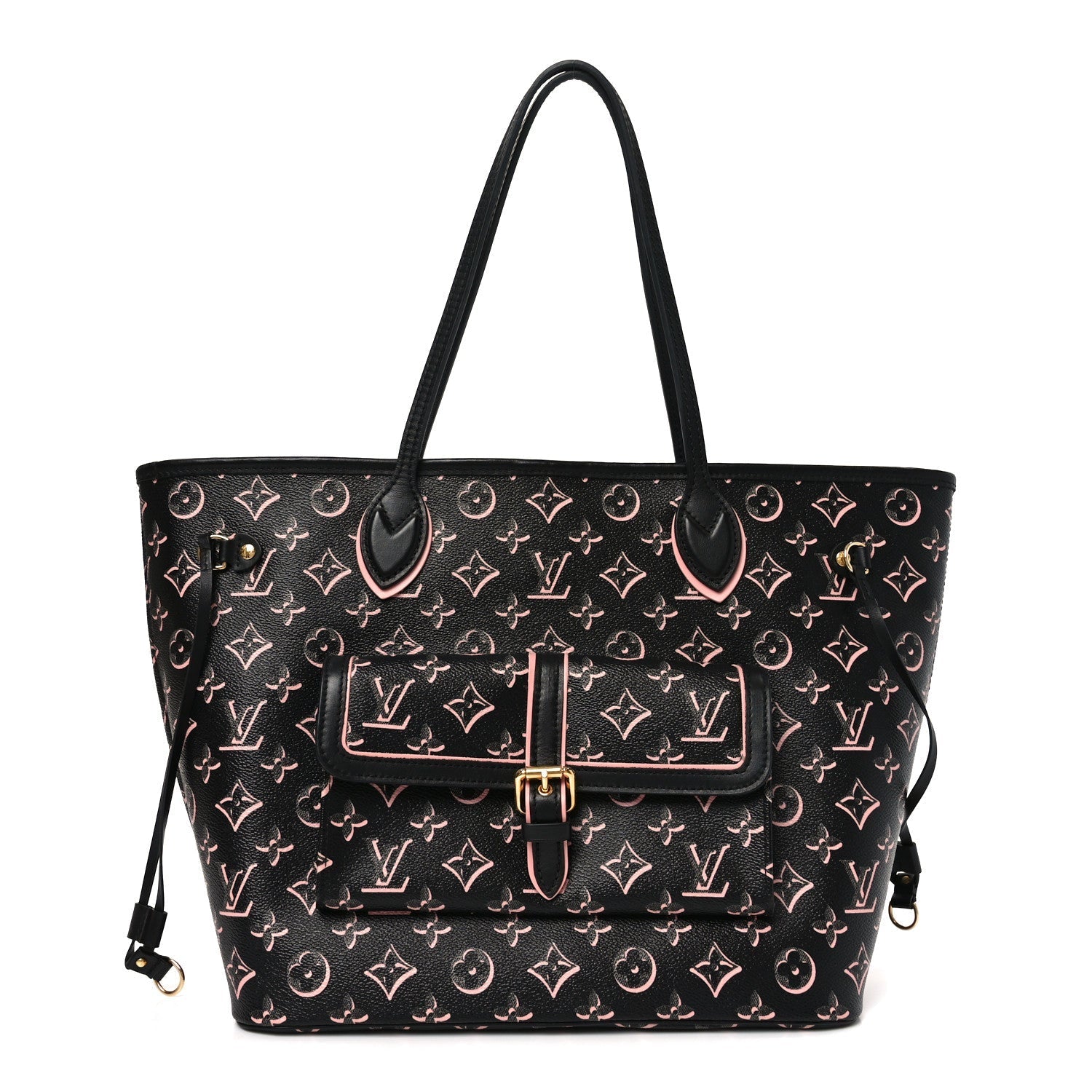 Monogram Fall For You Neverfull MM Black