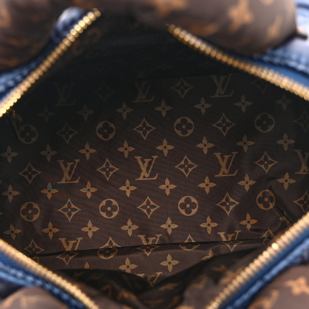 Econyl Mini Monogram Pillow Speedy Bandouliere 25 Navy