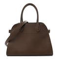 Grained Calfskin Soft Margaux 10 Bag Dark Olive