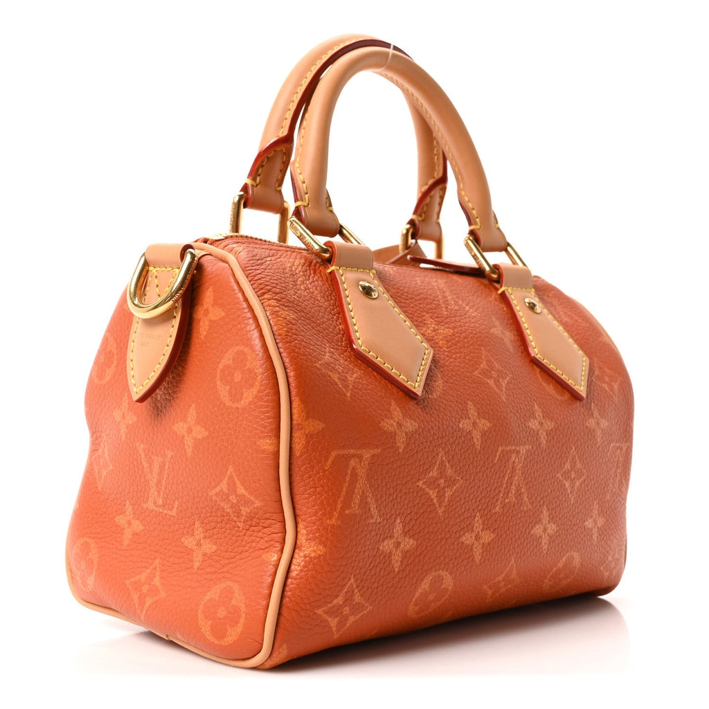 Calfskin Monogram Speedy P9 Bandouliere 20 Ochre