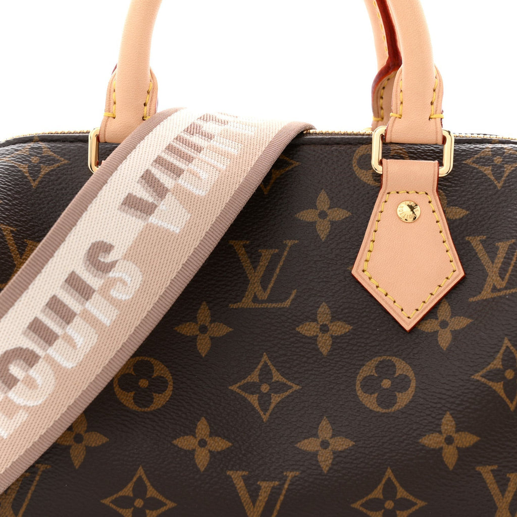 Monogram Speedy Bandouliere 20 Beige