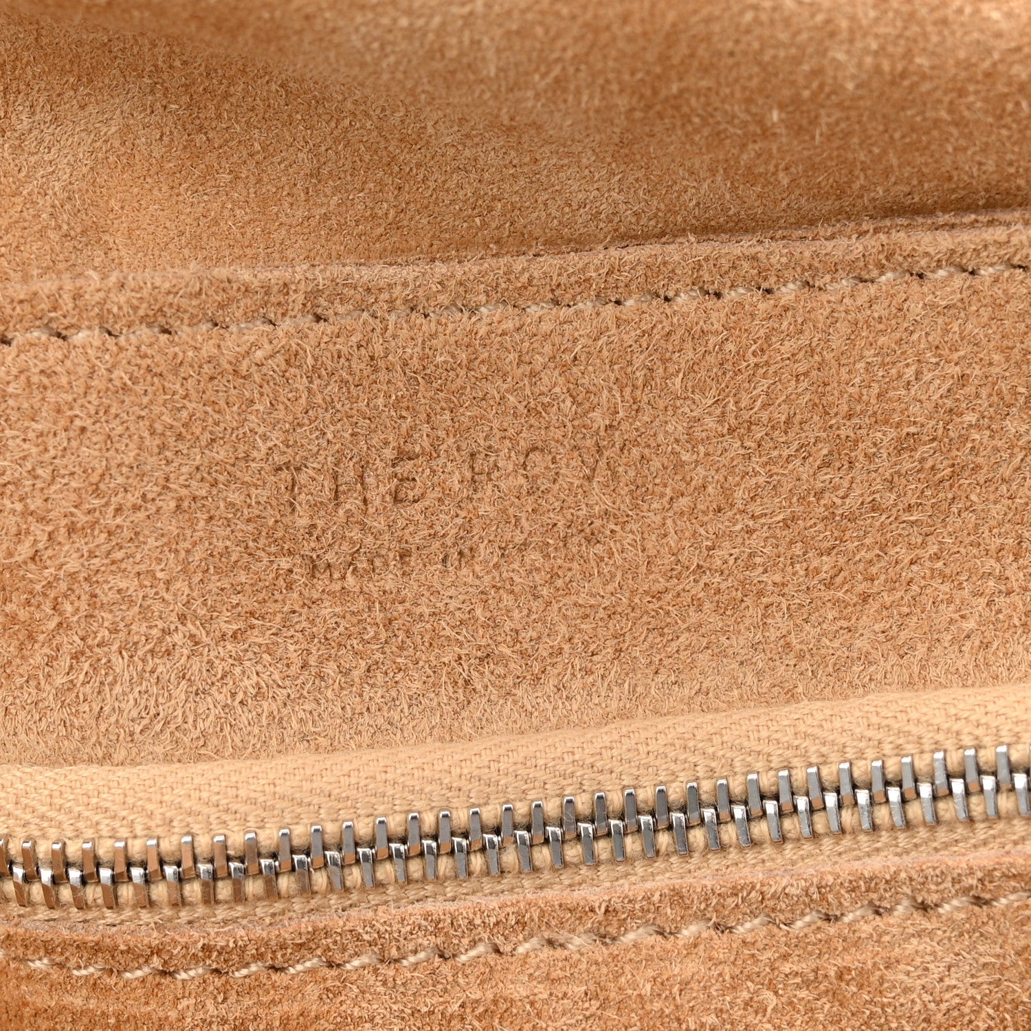 Suede Bindle Bag Warm Beige
