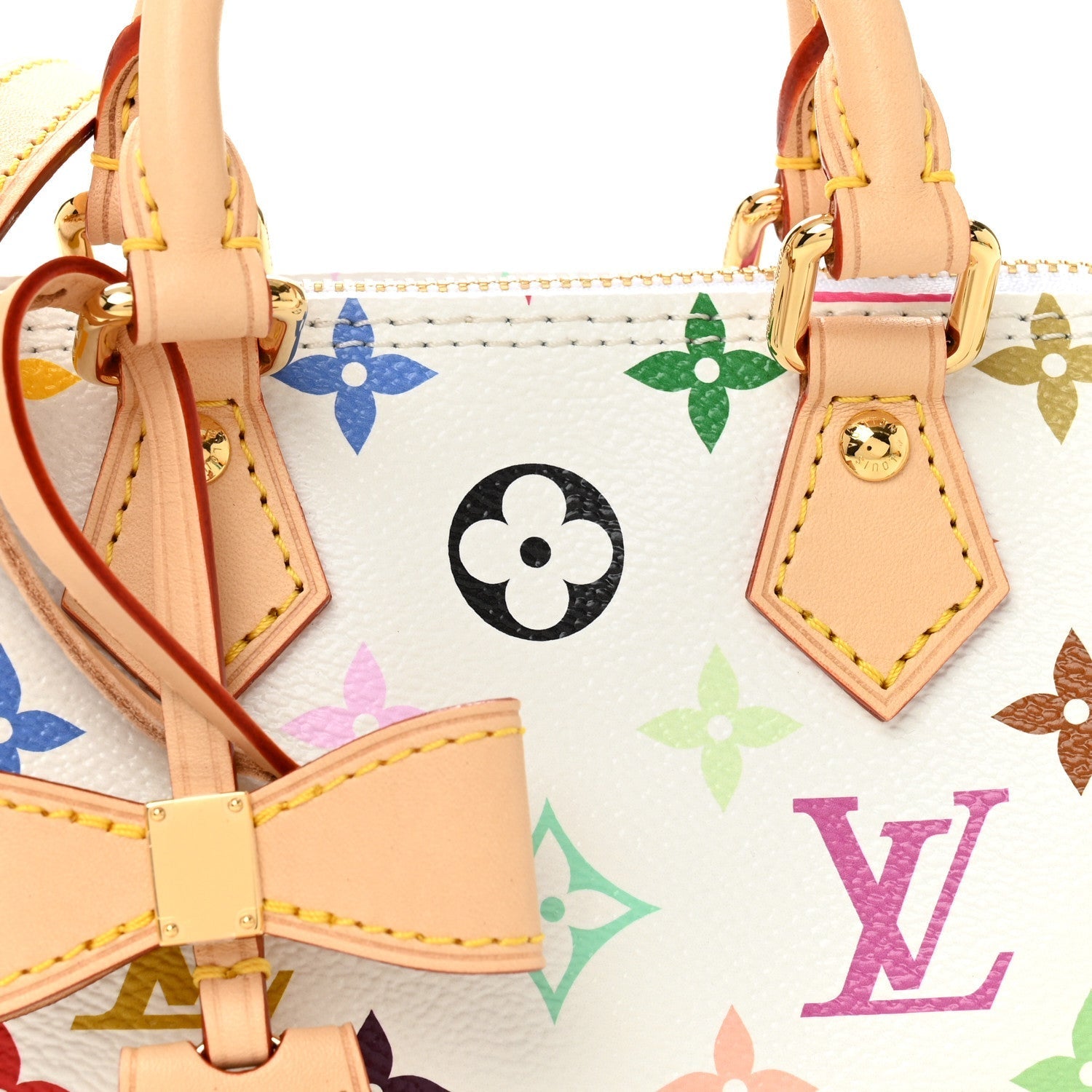 LV X TM Monogram Multicolor Nano Speedy White