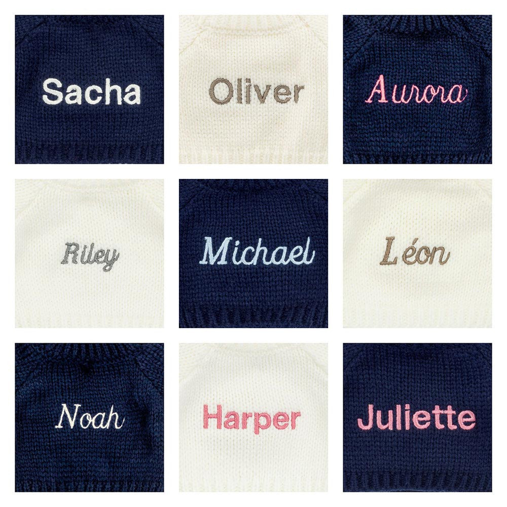 Bashful Luxe Elephant Thuddeus with Personalized Cream Jumper