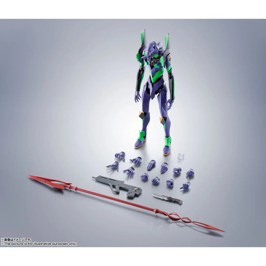 ROBOT Damashii (SIDE EVA) Evangelion Unit 1 + Cassius Spear (Renewal Color Edition)
