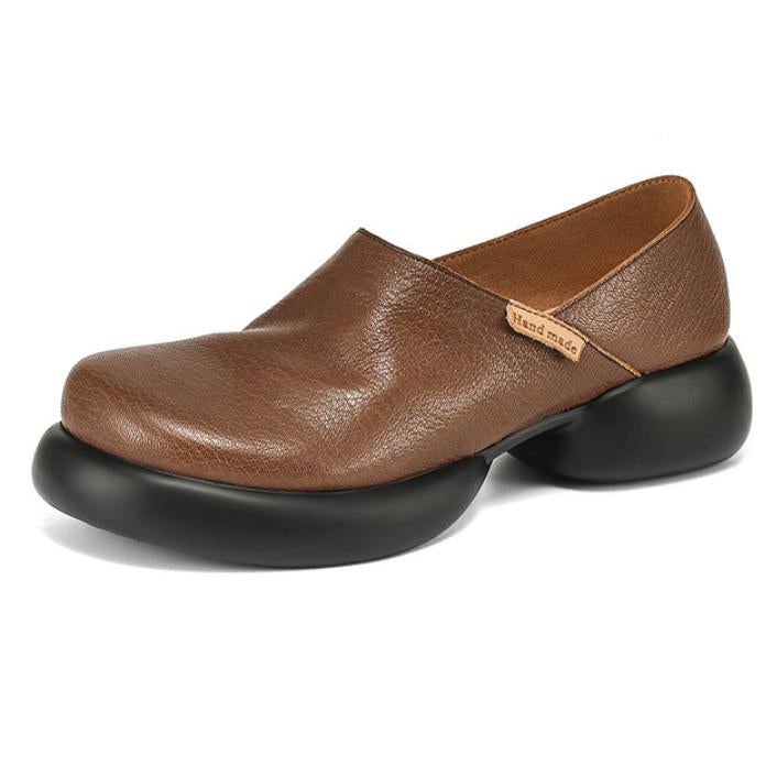 Zapatos tipo loafer con suela gruesa