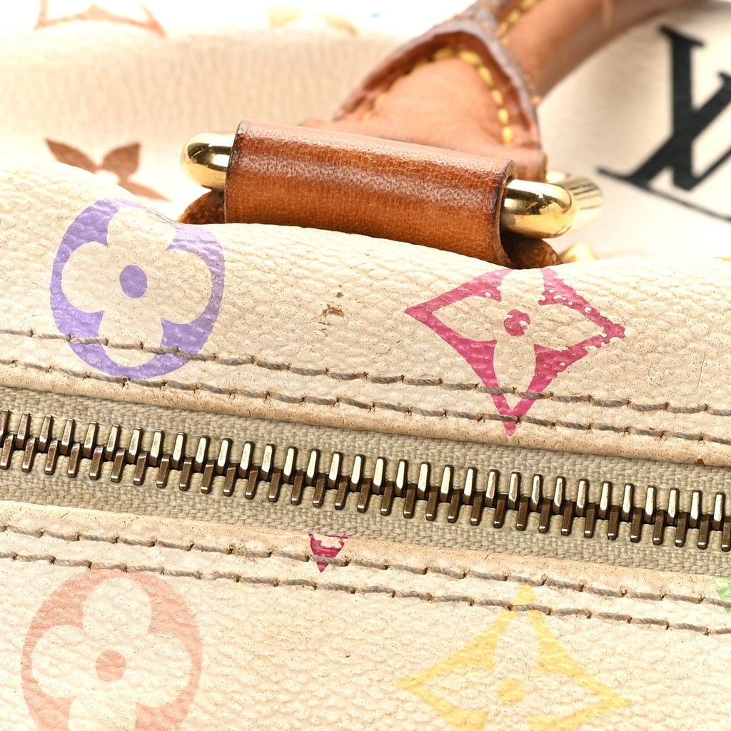 Monogram Multicolor Speedy 30 White