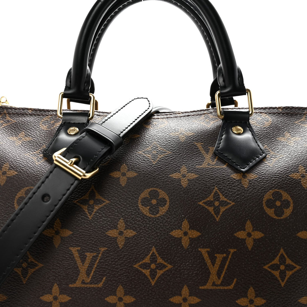 Monogram My World Tour Speedy Bandouliere 30 Black