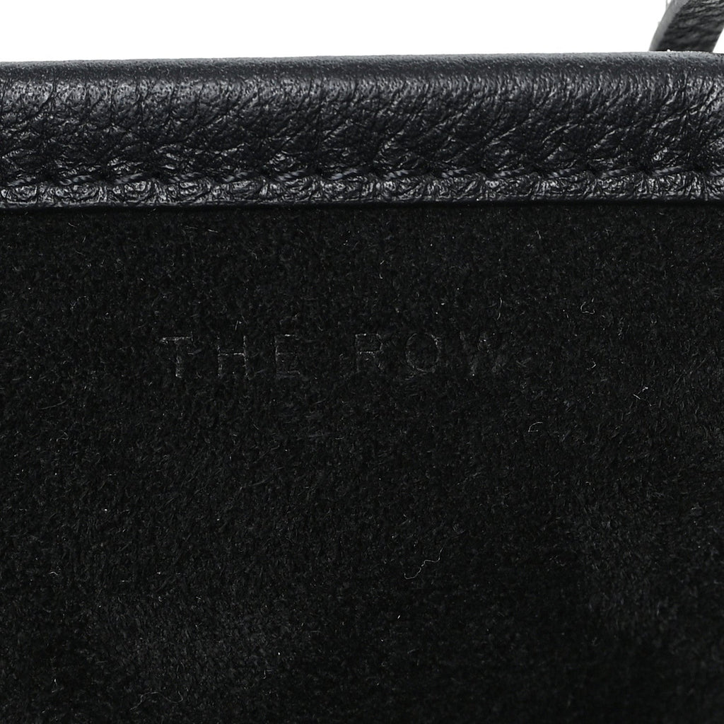 Grained Calfskin Medium N/S Park Tote Black