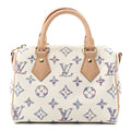 Monogram Jacquard Fabric Speedy Bandouliere 20 Multicolor Beige