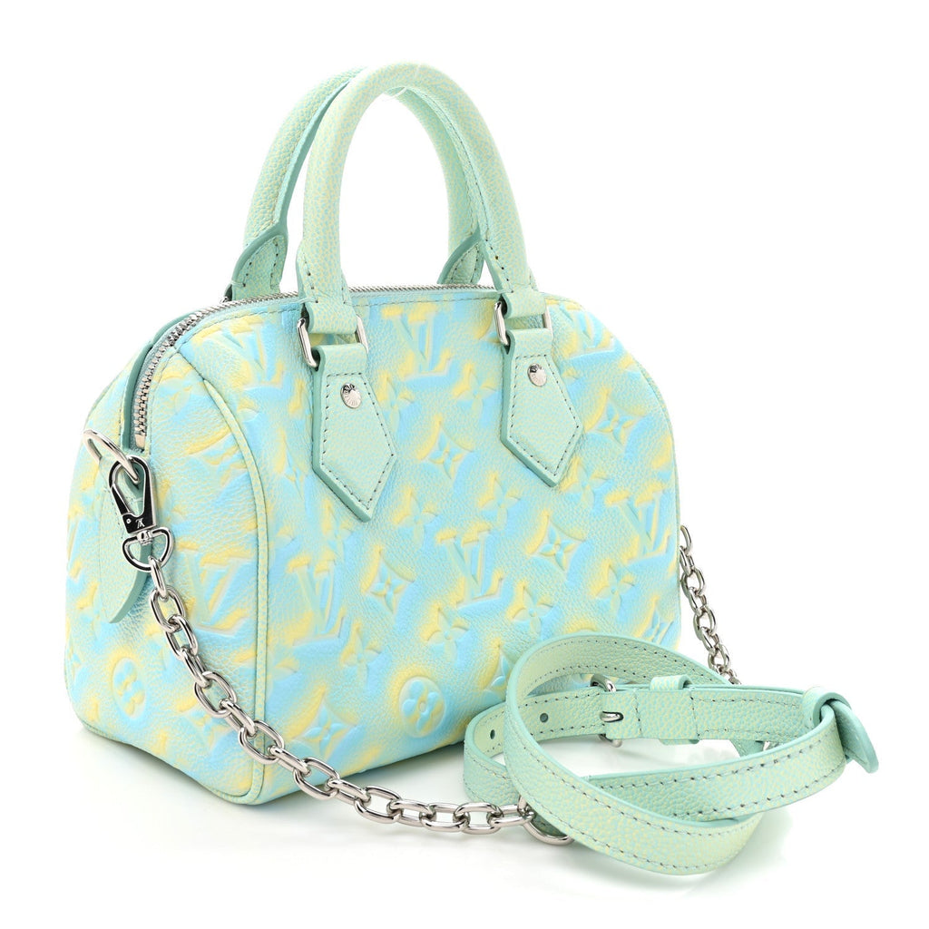 Empreinte Monogram Summer Stardust Speedy 20 Water Green