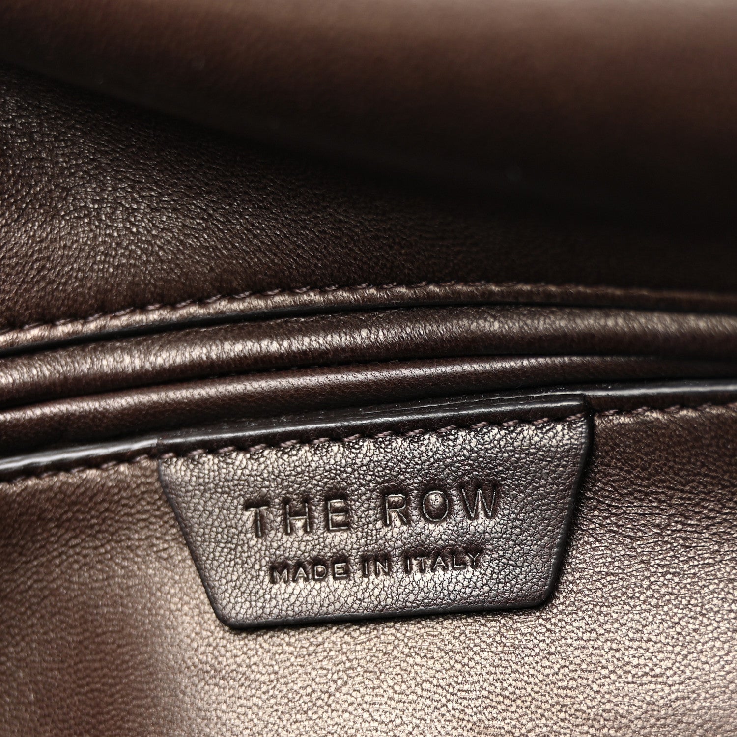 Grained Calfskin EW India Deep Brown