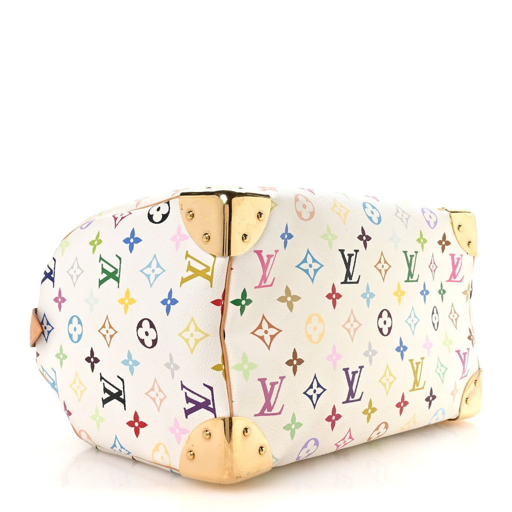 Monogram Multicolor Speedy 30 White