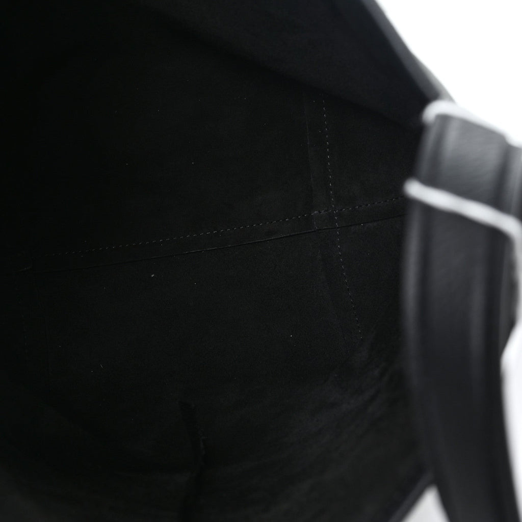 Grained Calfskin Medium N/S Park Tote Black