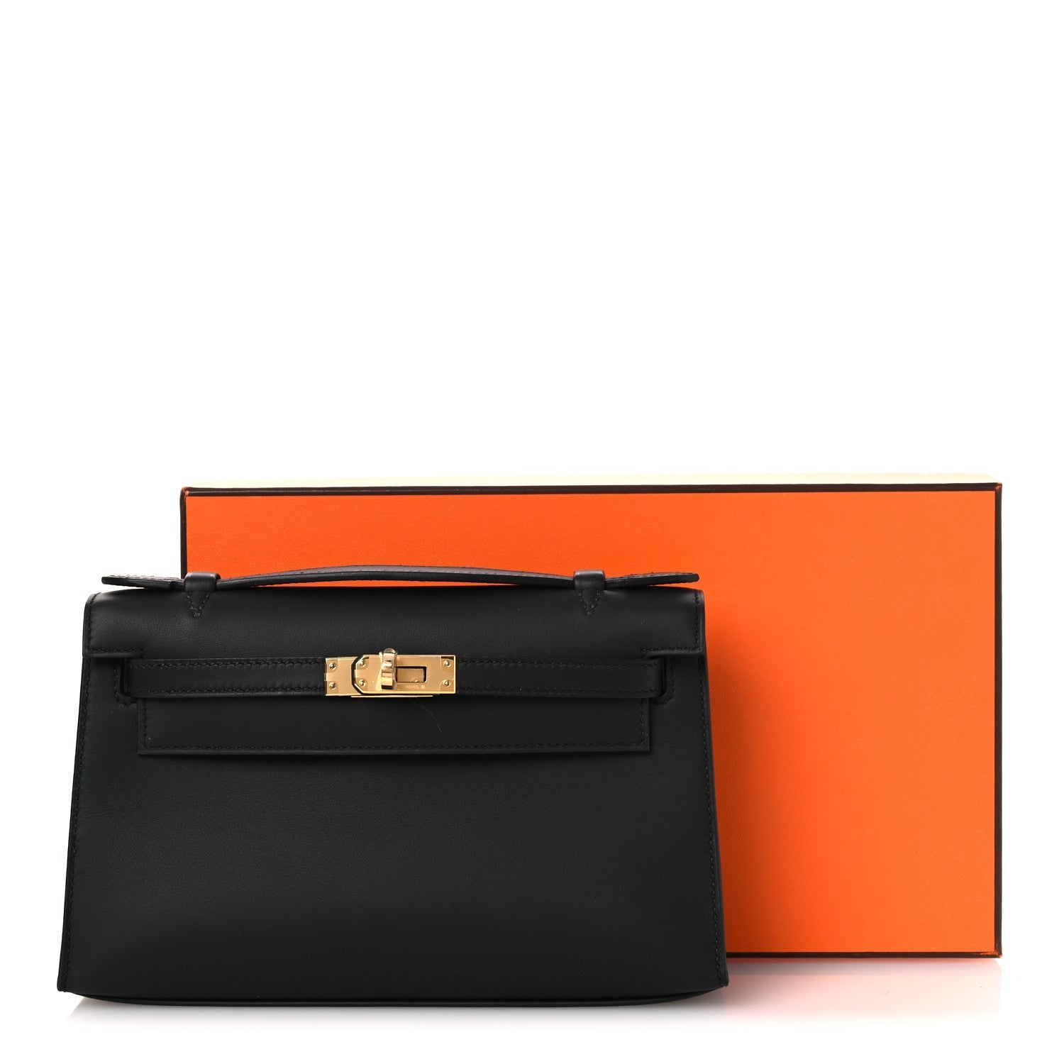 Swift Kelly Pochette Clutch Black