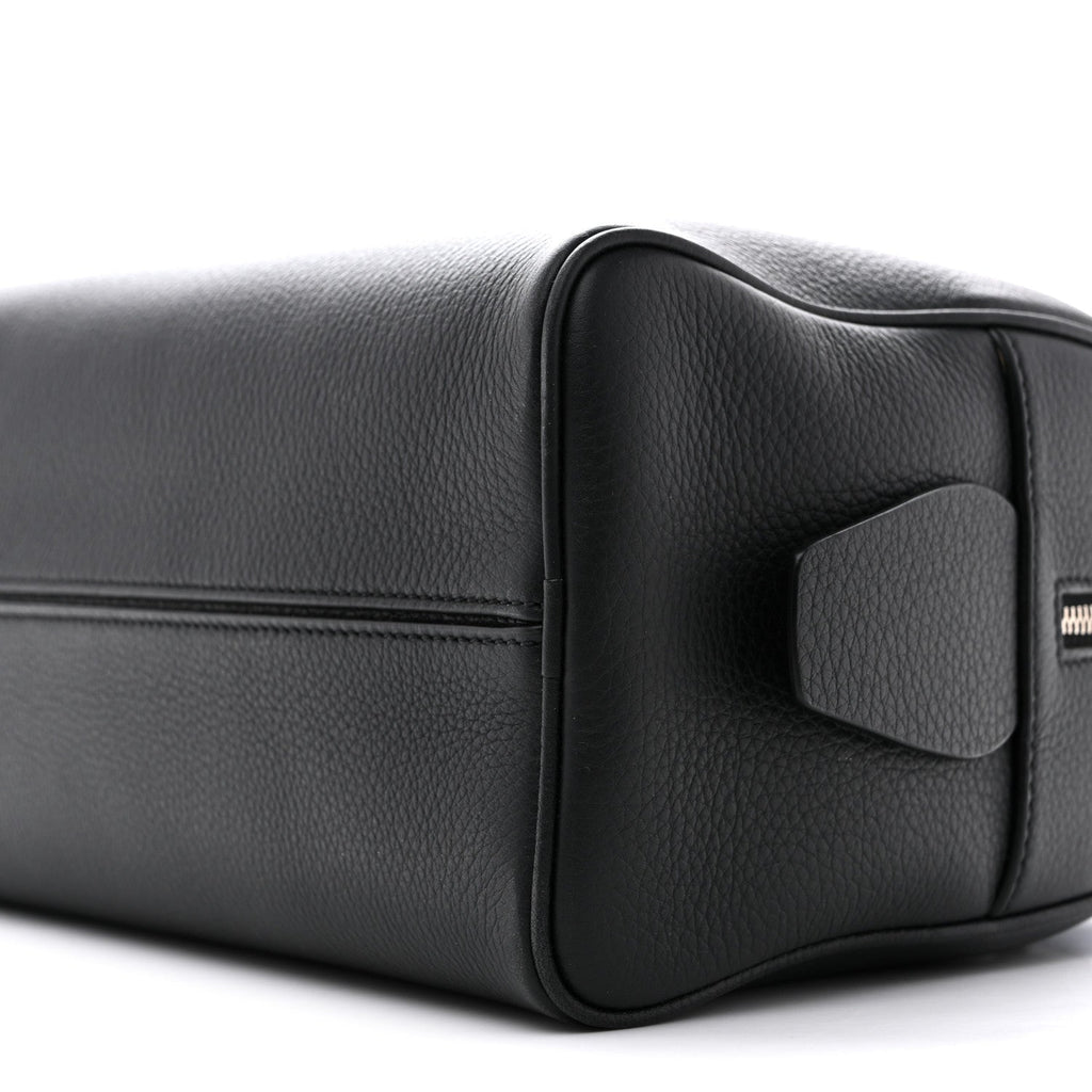 Grained Calfskin EW India Black