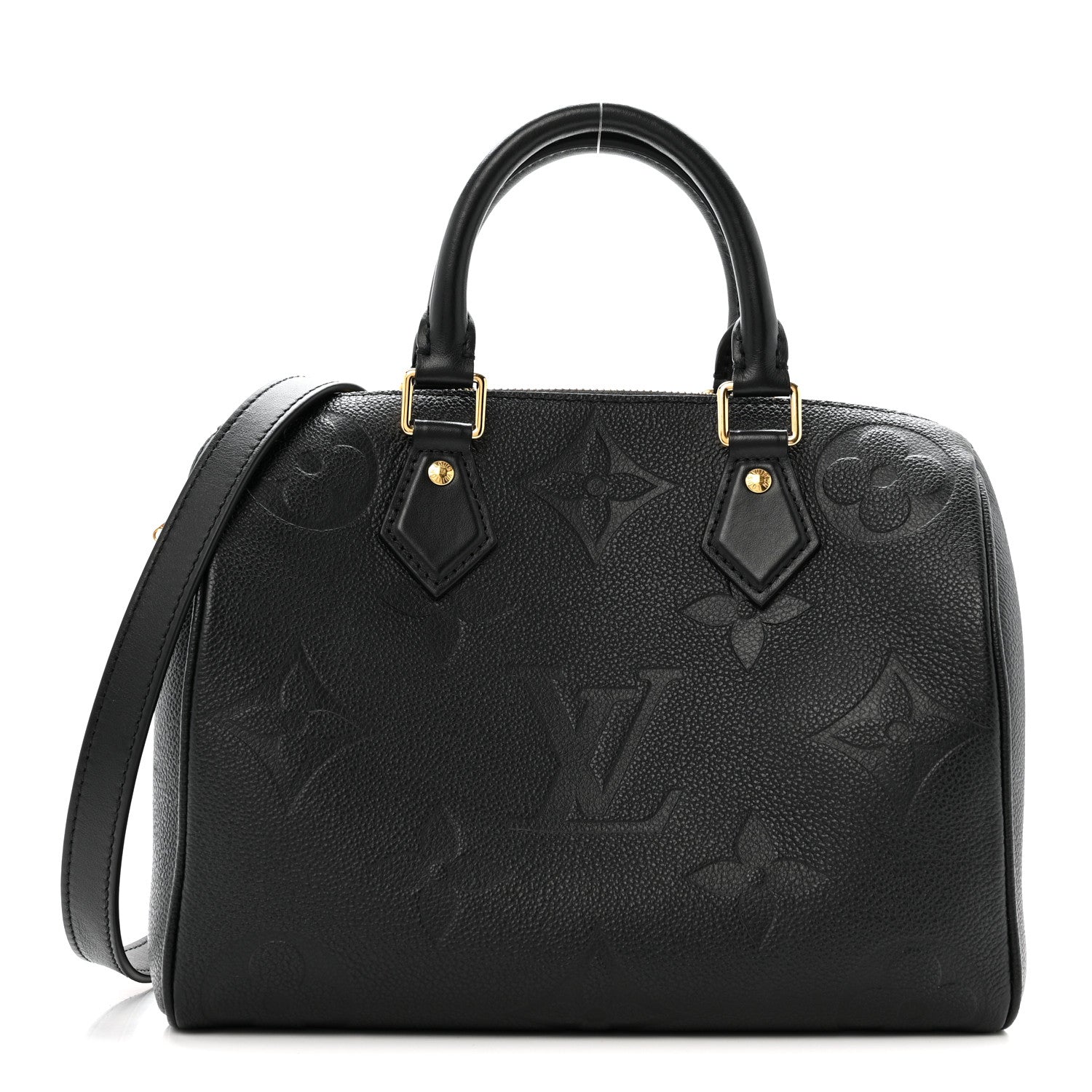 Empreinte Monogram Giant Speedy Bandouliere 25 Black
