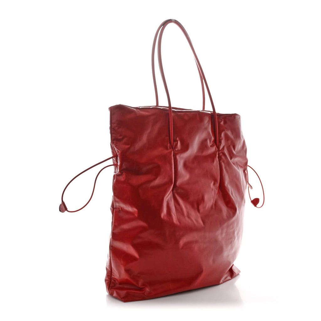 Calfskin Polly Tote Red