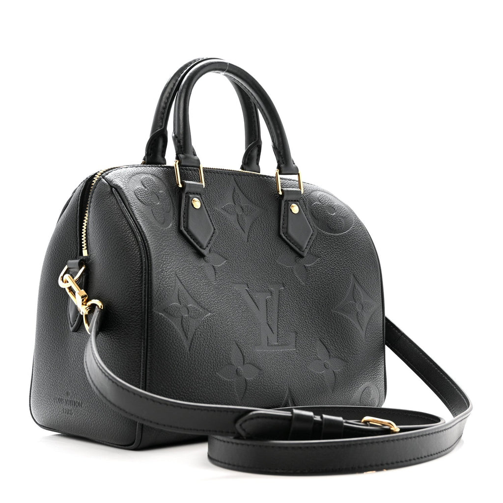 Empreinte Monogram Giant Speedy Bandouliere 25 Black