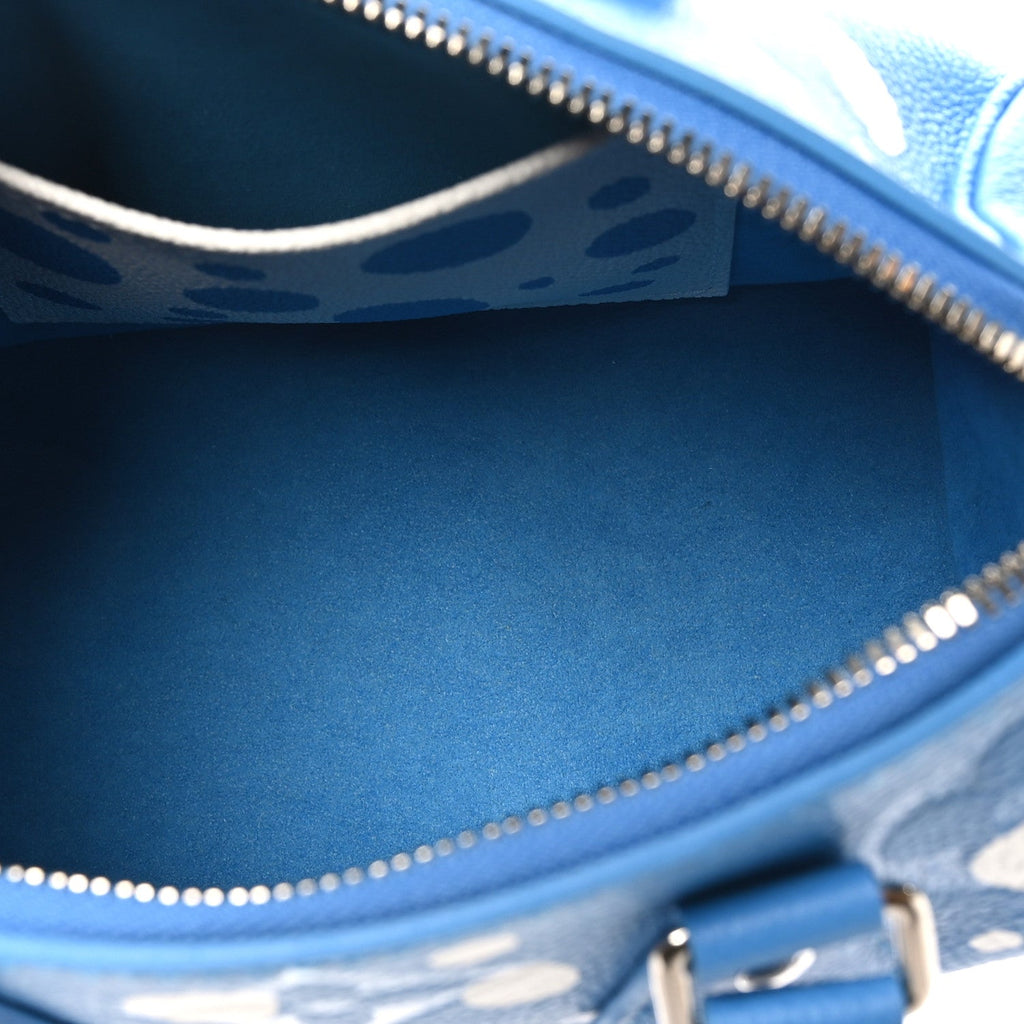 LV X YK Empreinte Speedy Bandouliere 20 Blue White