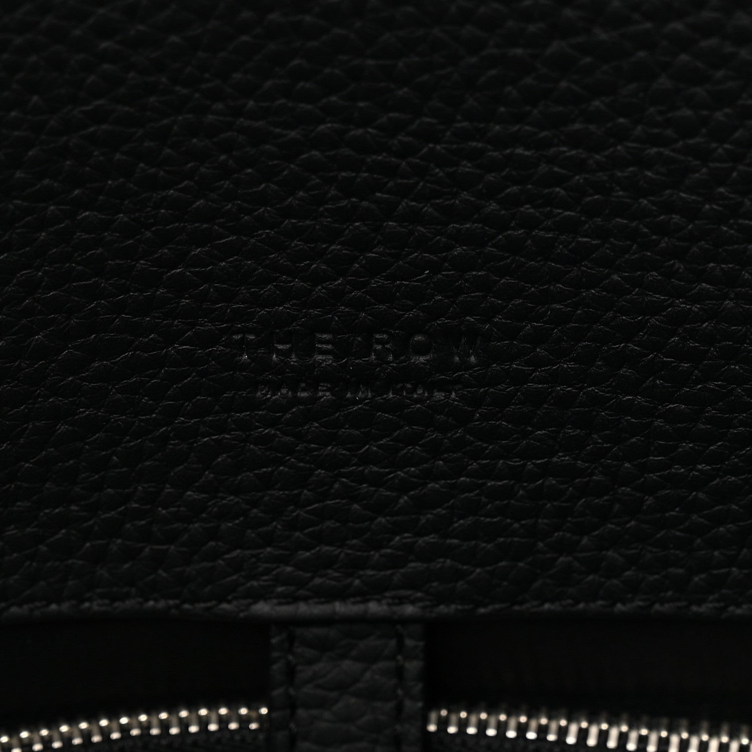 Matte Grained Calfskin EW Margaux Black