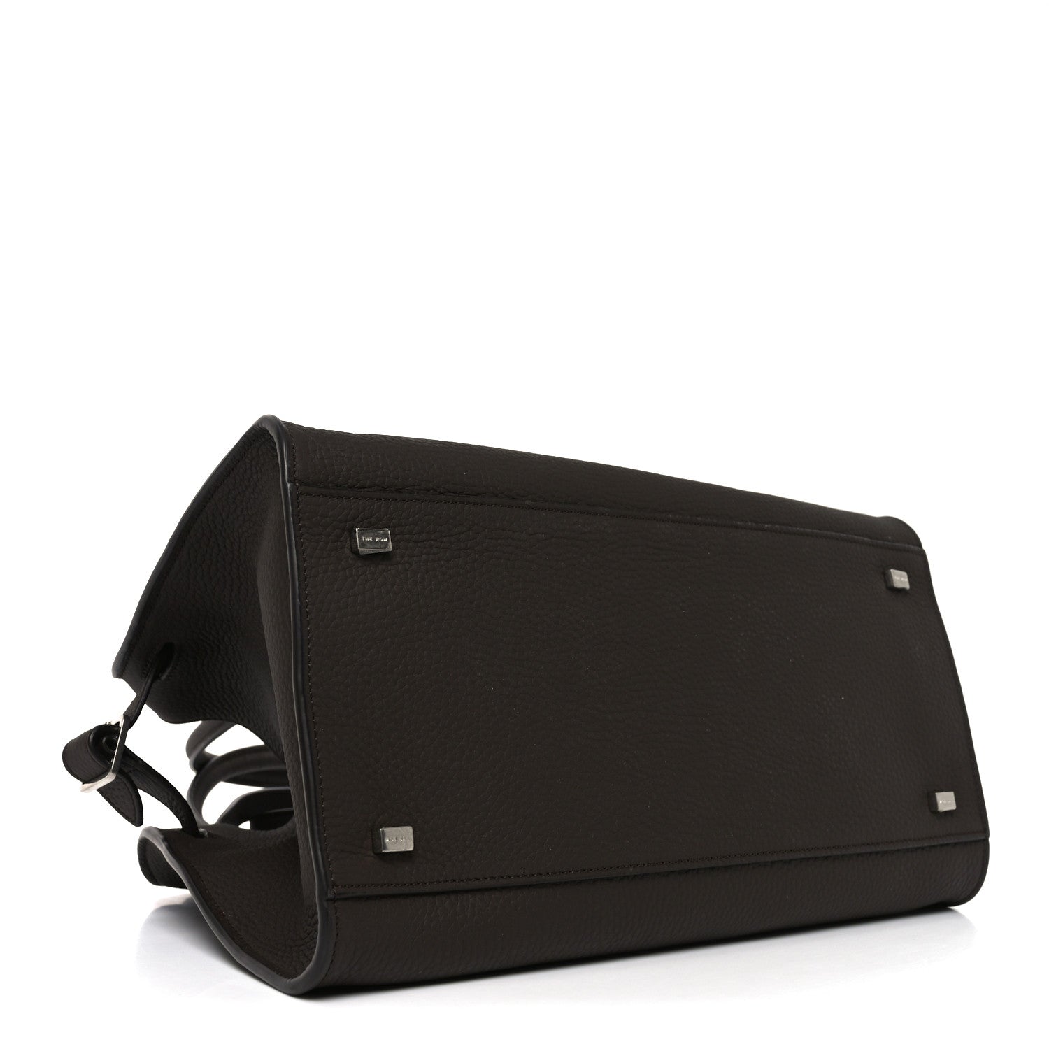 Matte Grained Calfskin Soft Margaux 12 Dark Chocolate