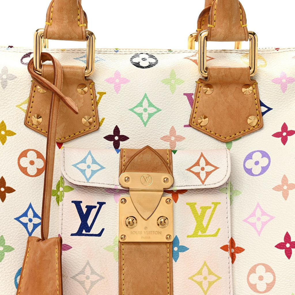 Monogram Multicolor Speedy 30 White