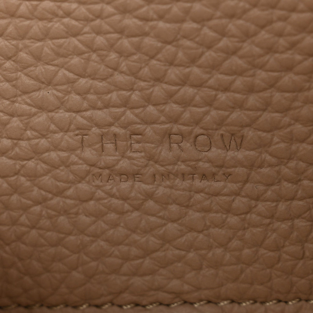 Grained Calfskin Soft Margaux 10 Bag Dark Taupe