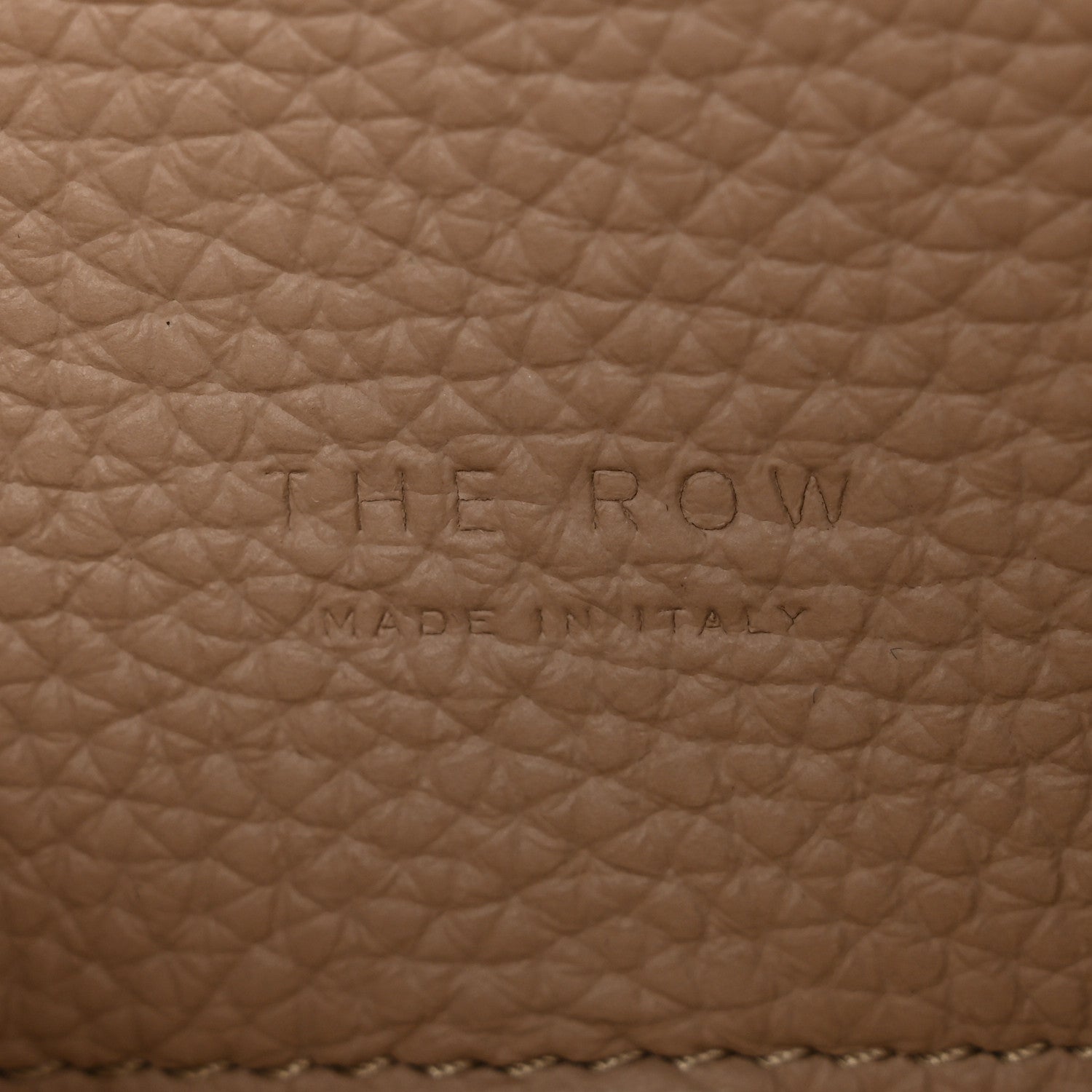 Grained Calfskin Soft Margaux 10 Bag Dark Taupe