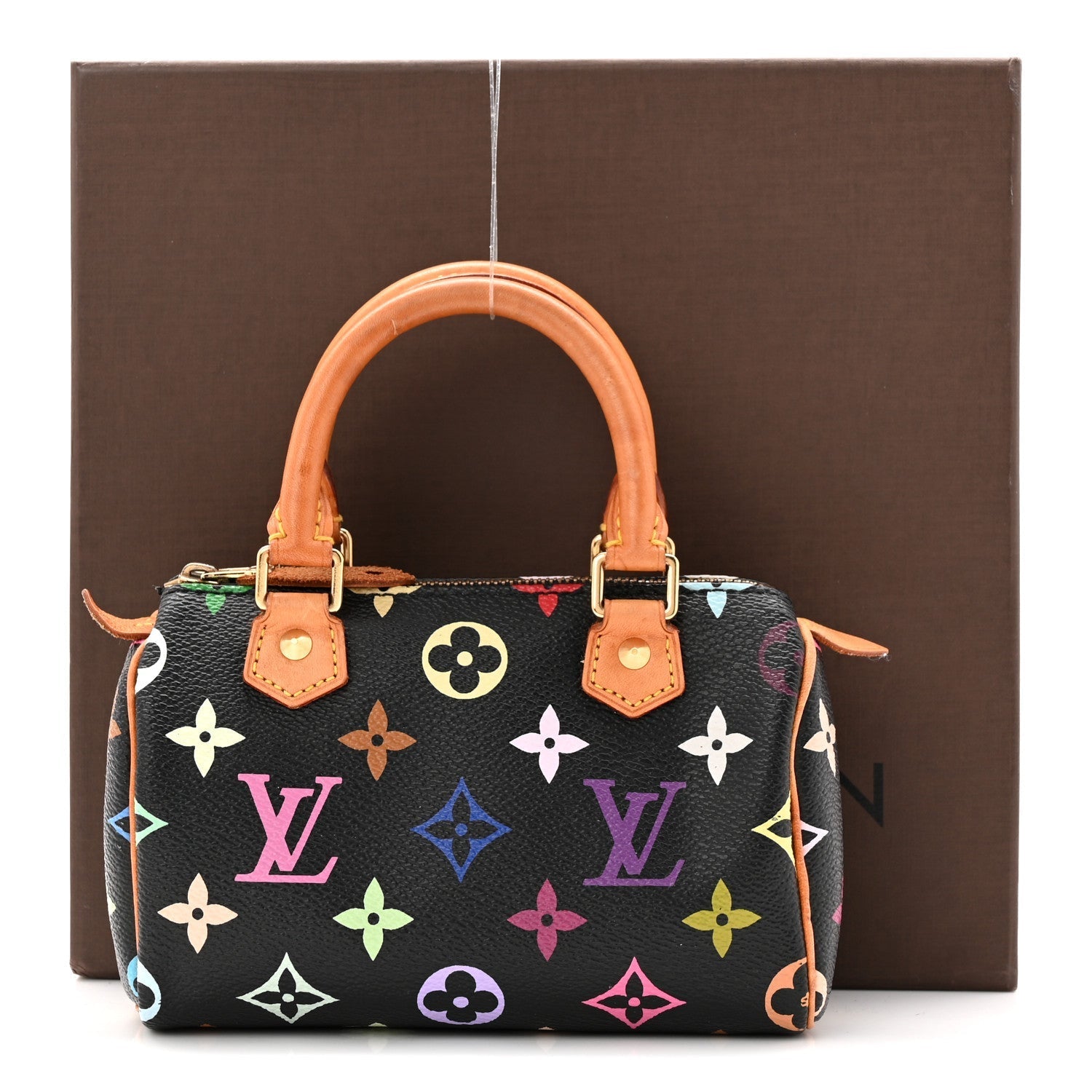 Monogram Multicolor Mini Sac HL Speedy Black