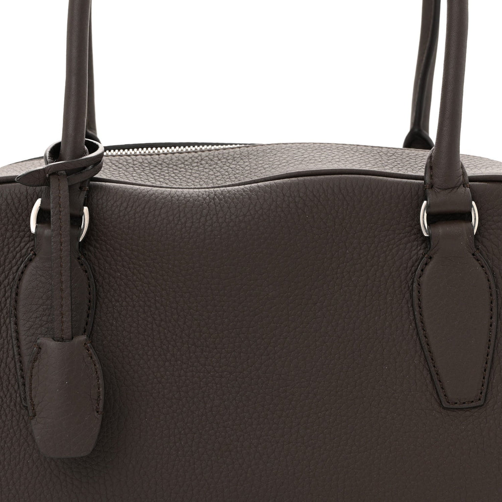 Grained Calfskin EW India Deep Brown