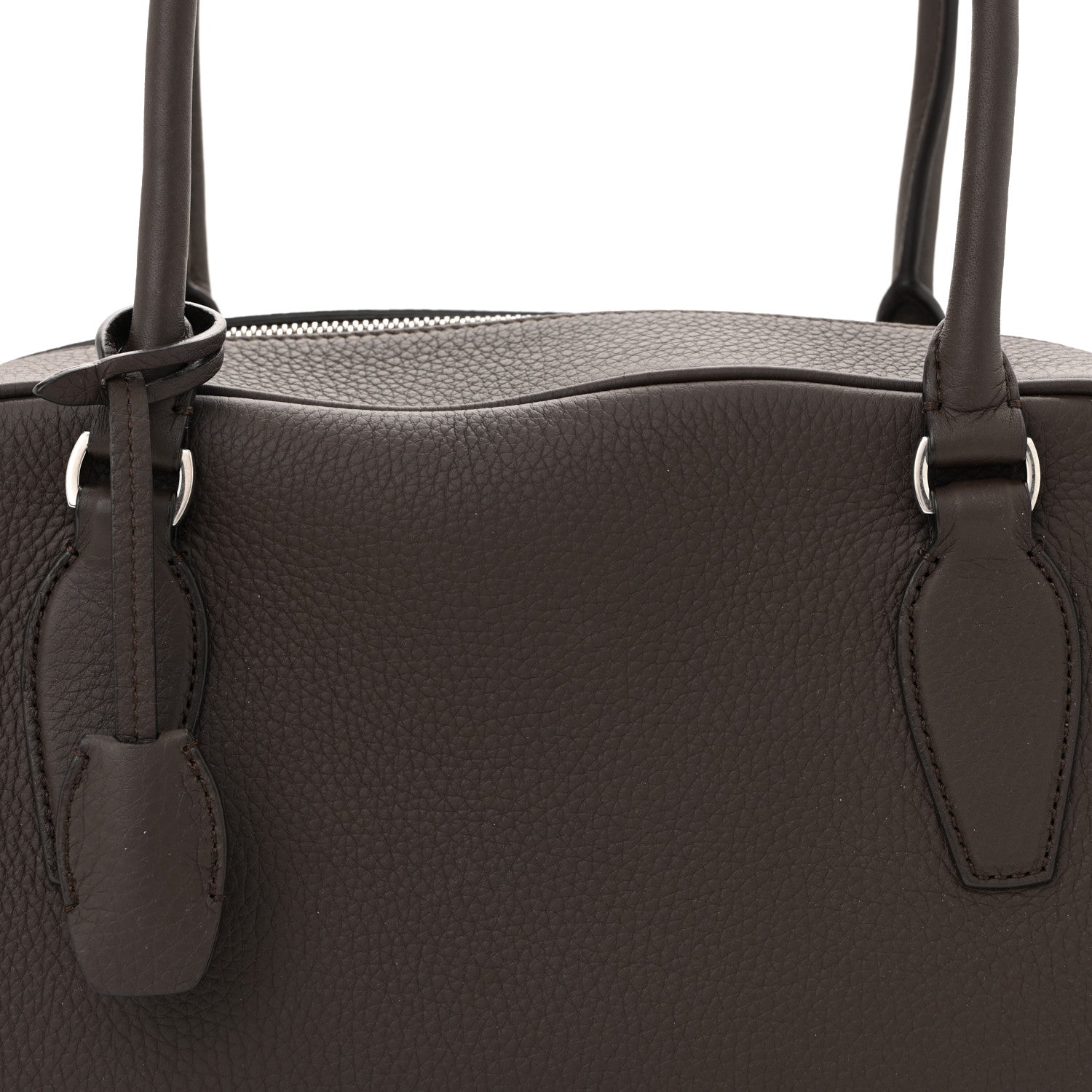 Grained Calfskin EW India Deep Brown