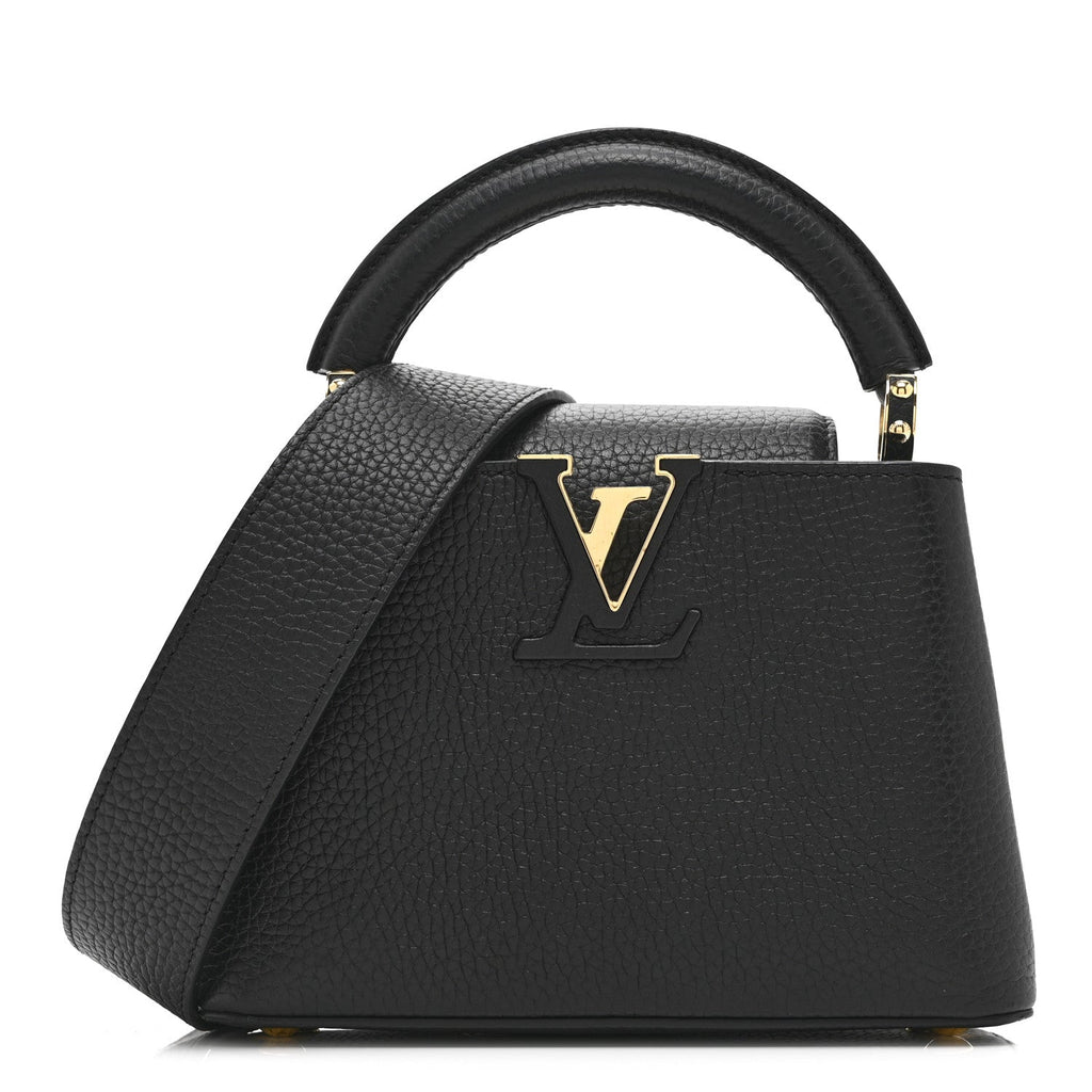 Taurillon Mini Capucines Black