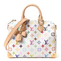 LV X TM Monogram Multicolor Speedy Bandouliere 25 White