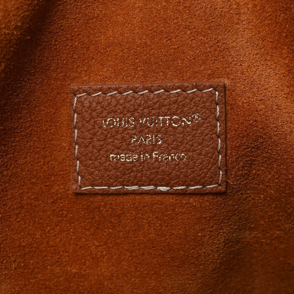 Grained Calfskin Low Key Speedy 30 Cognac