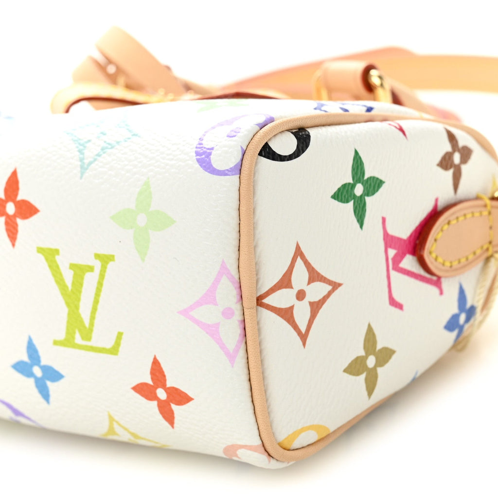 LV X TM Monogram Multicolor Nano Speedy White