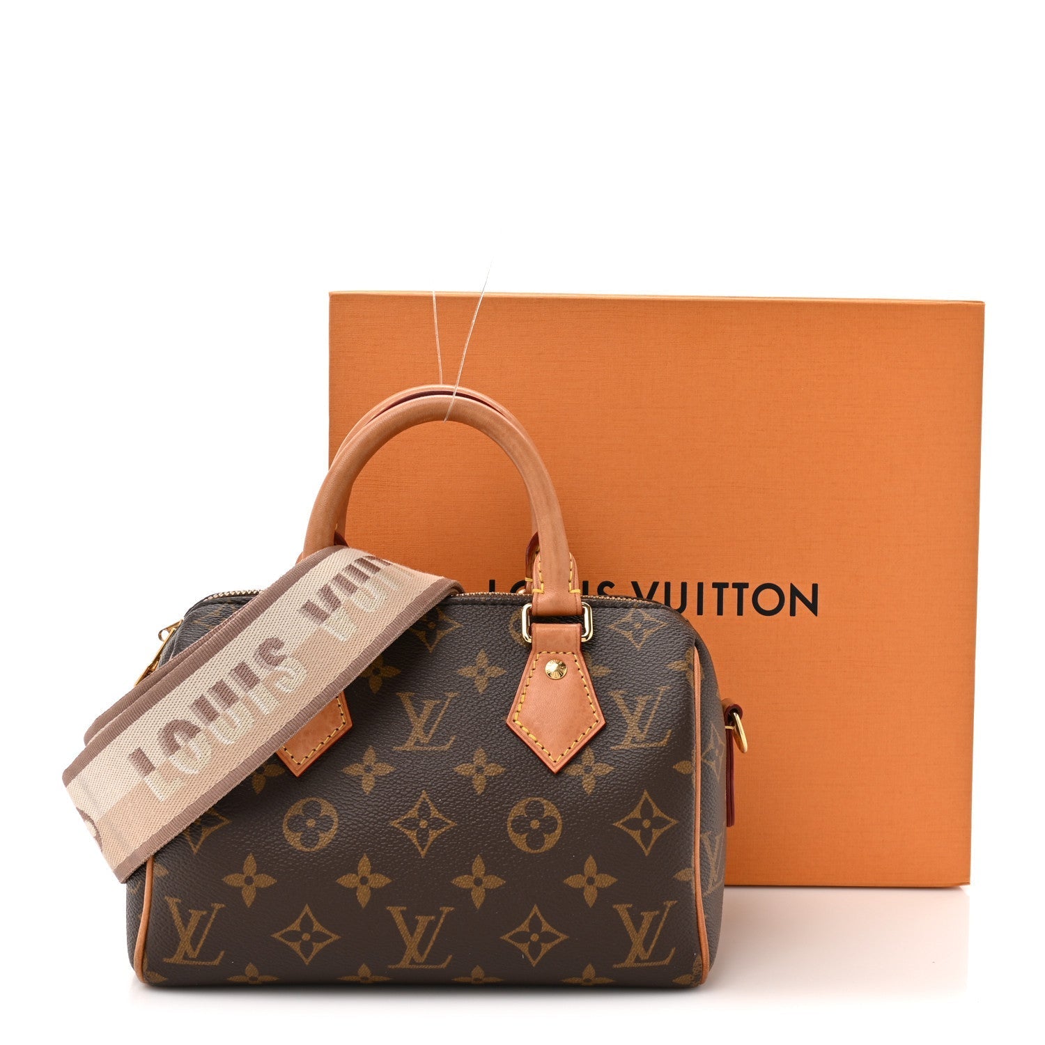 Monogram Speedy Bandouliere 20 Beige