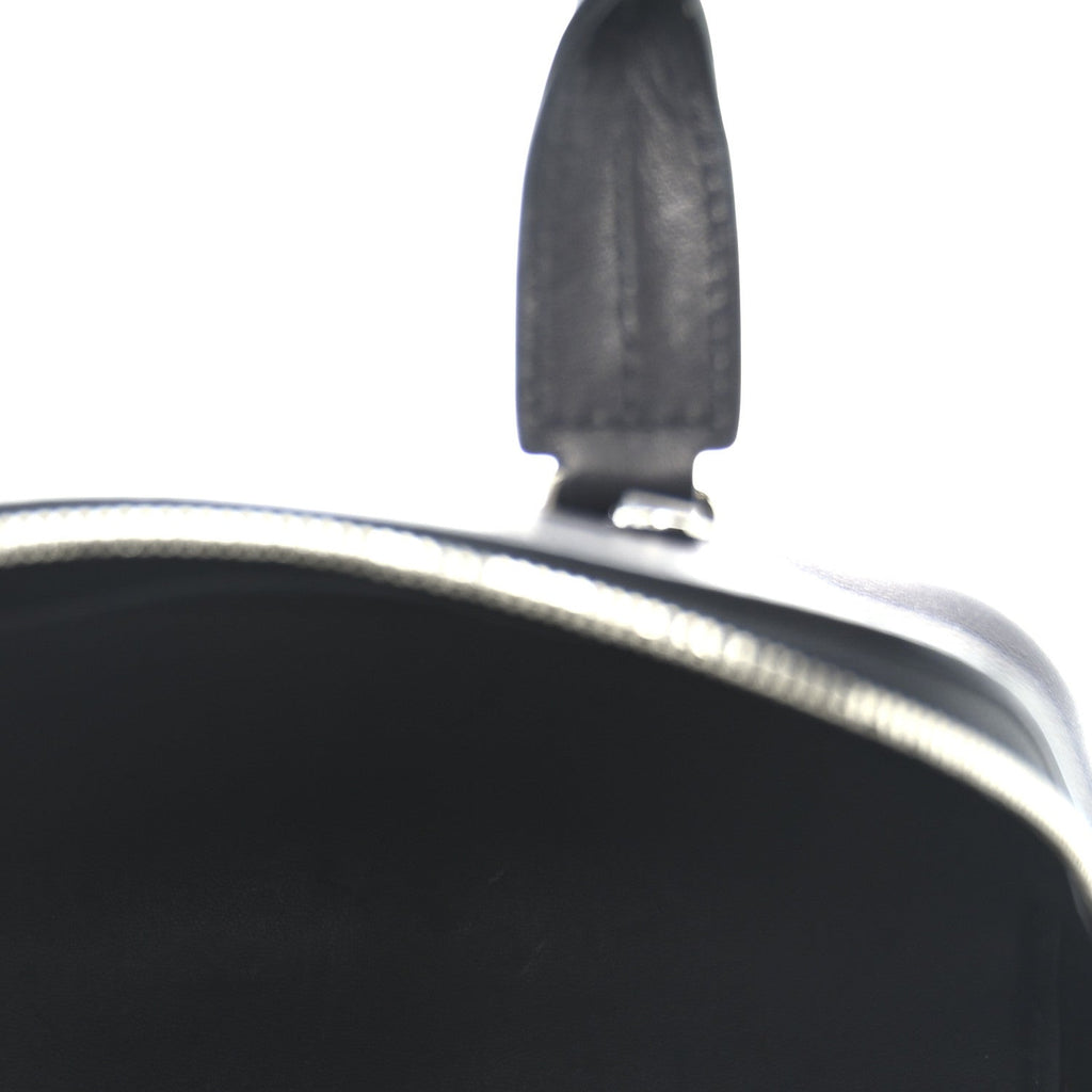 Saddle Calfskin Mini Devon Bag Black