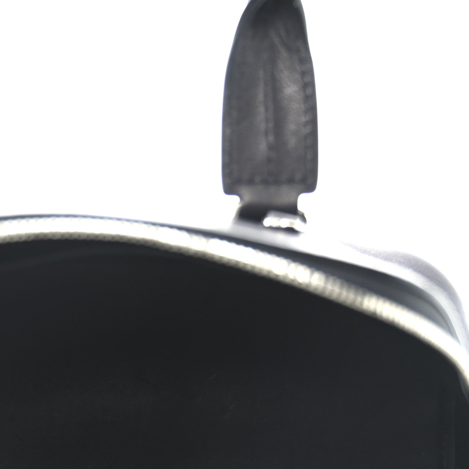 Saddle Calfskin Mini Devon Bag Black