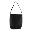 Grained Calfskin Medium N/S Park Tote Black