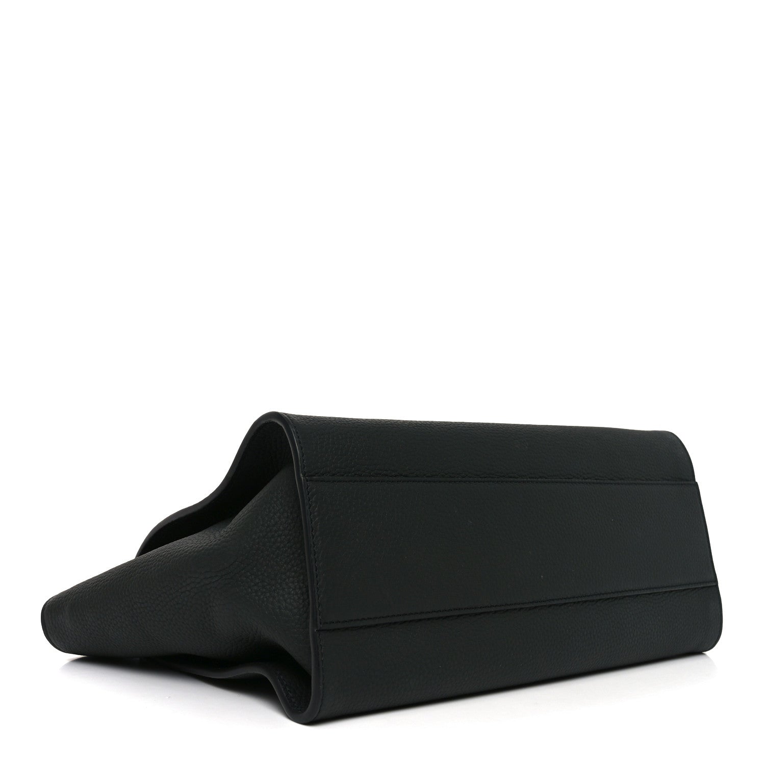 Matte Grained Calfskin Marlo 14 Dark Pine