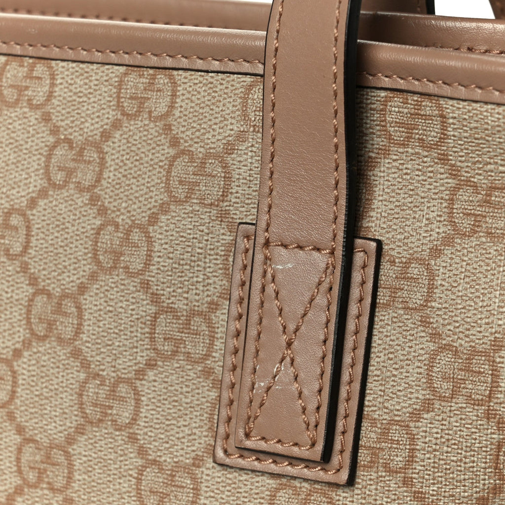 GG Supreme Monogram Small Joy Tote Porcelain Rose