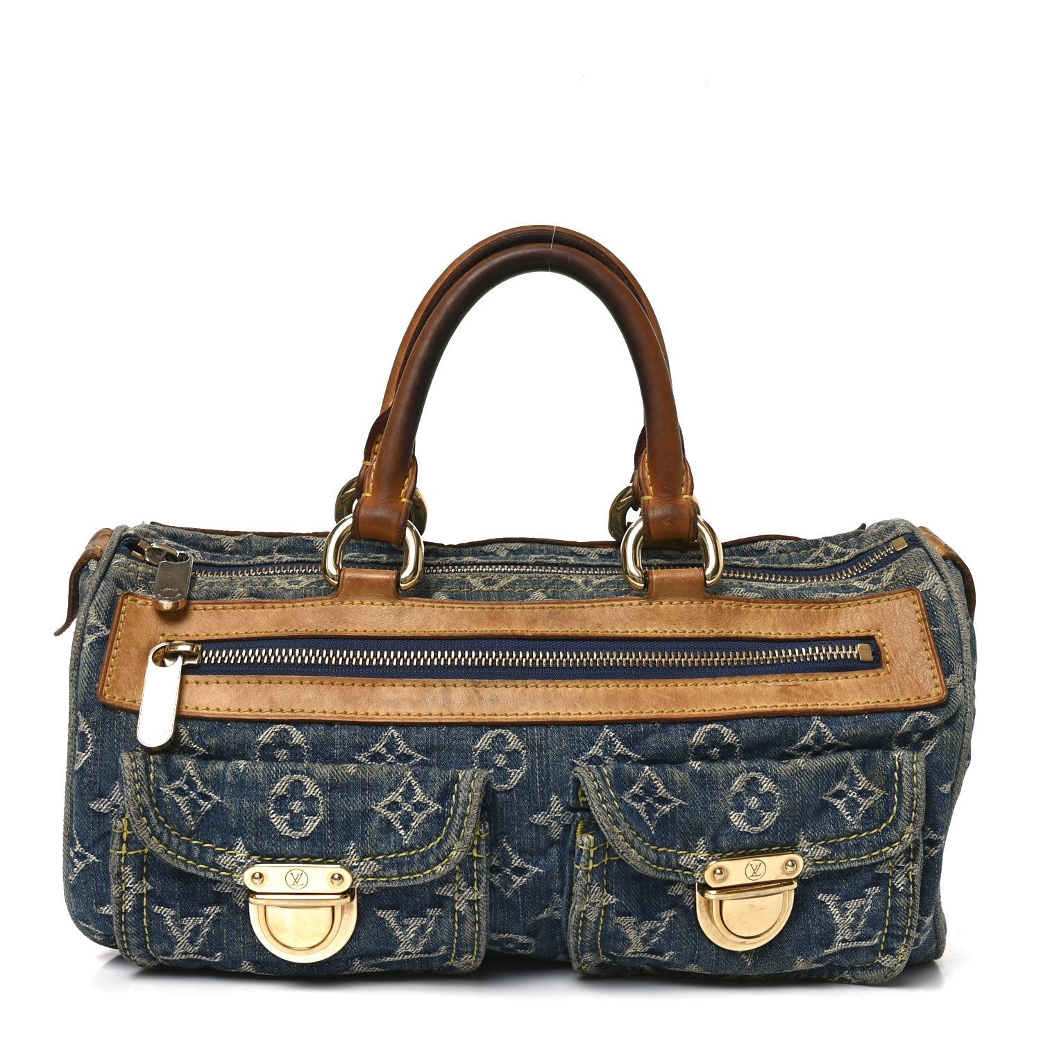 Monogram Denim Neo Speedy Blue