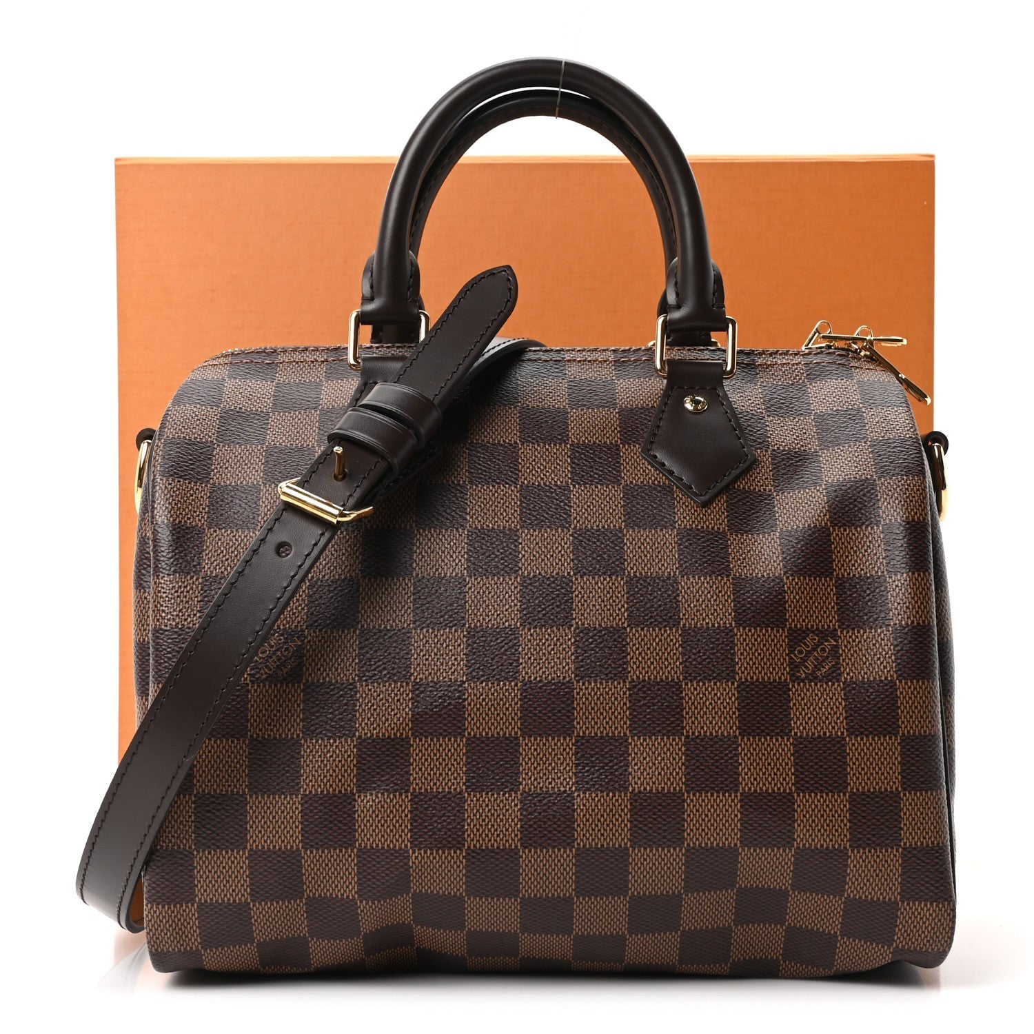 Damier Ebene Speedy Bandouliere 25