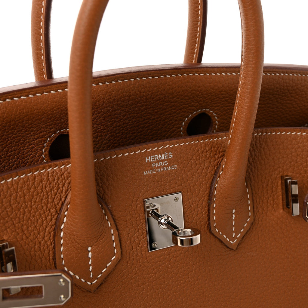 Togo Birkin 25 Gold