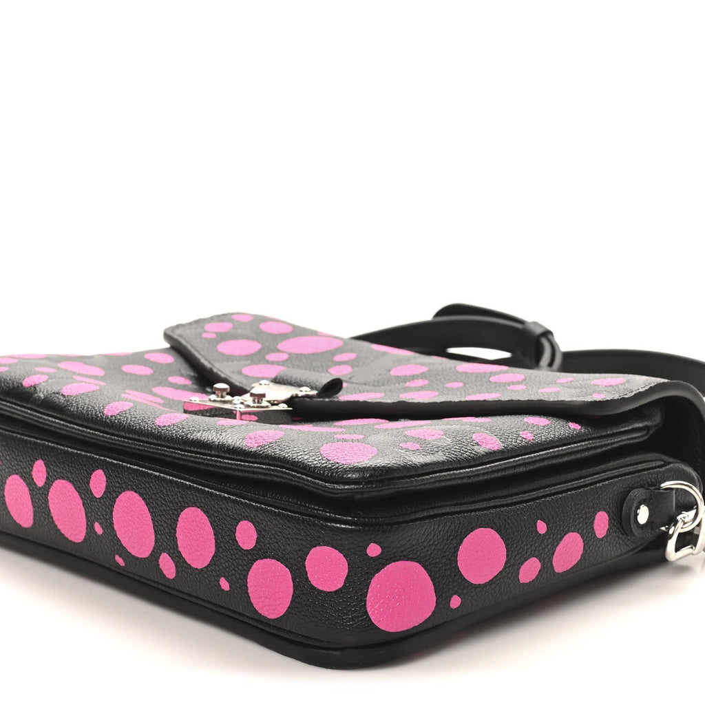 LV x YK Empreinte Monogram Giant Pochette Metis Black Fuchsia
