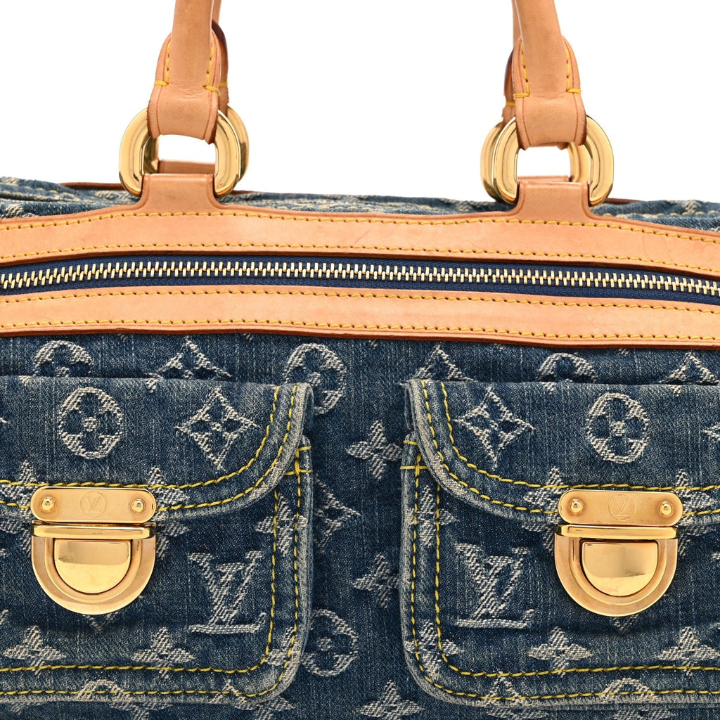 Monogram Denim Neo Speedy Blue