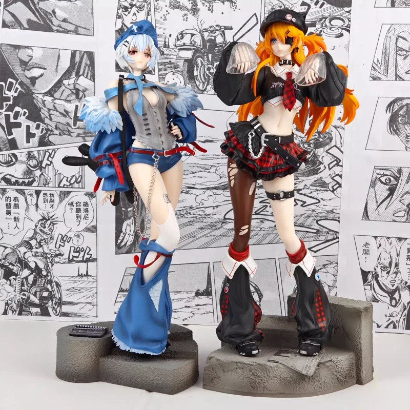 33cm EVA Asuka Rei Ayanami Rock Band Action Figures