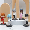 5pcs EVA Ayanami Rei Action Figure
