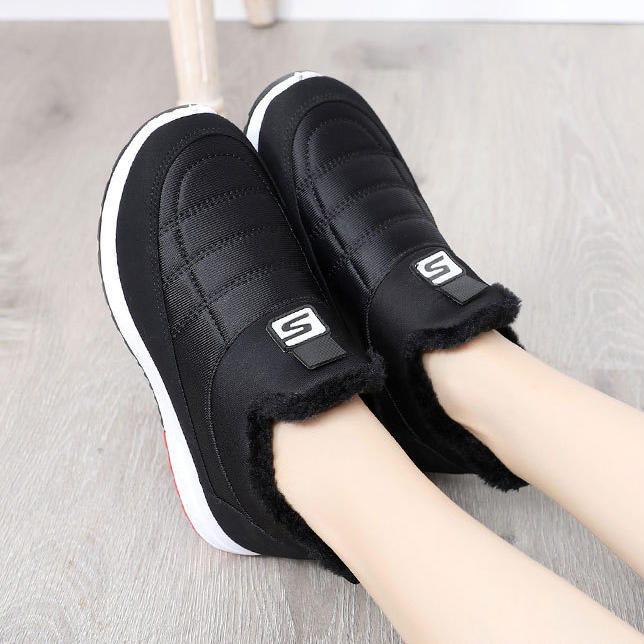 Zapatos para caminar de invierno con suela blanda y antideslizantes